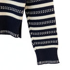 Marineblauwe Bretonse Trui voor Dames