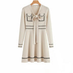 Vintage Witte Old Money Jurk