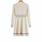 Vintage Witte Old Money Jurk