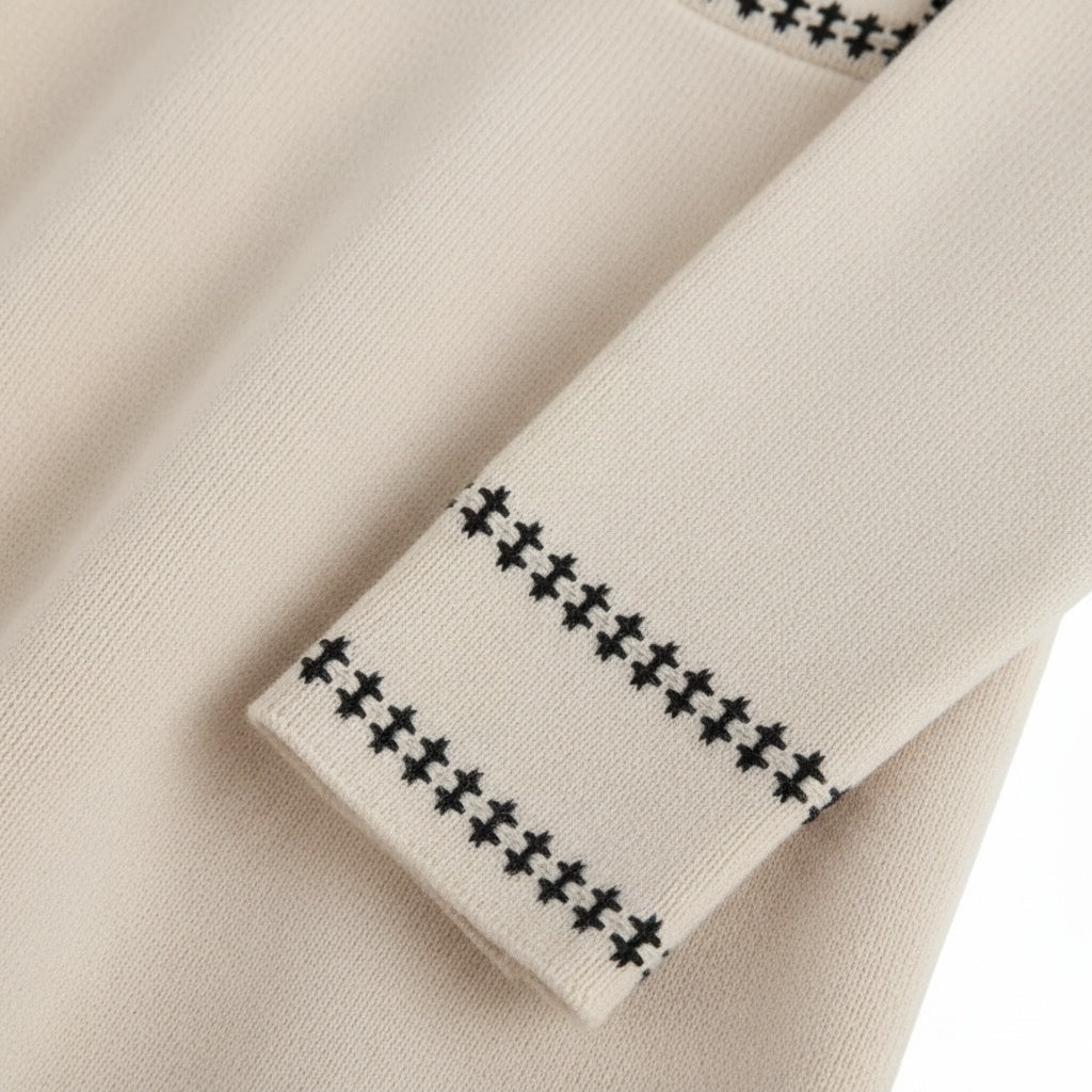 Vintage Witte Old Money Jurk
