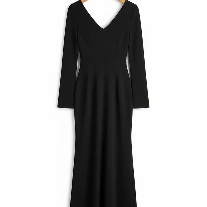 Robe en Soie Noire