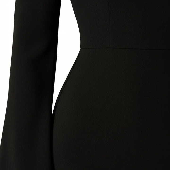 Robe en Soie Noire
