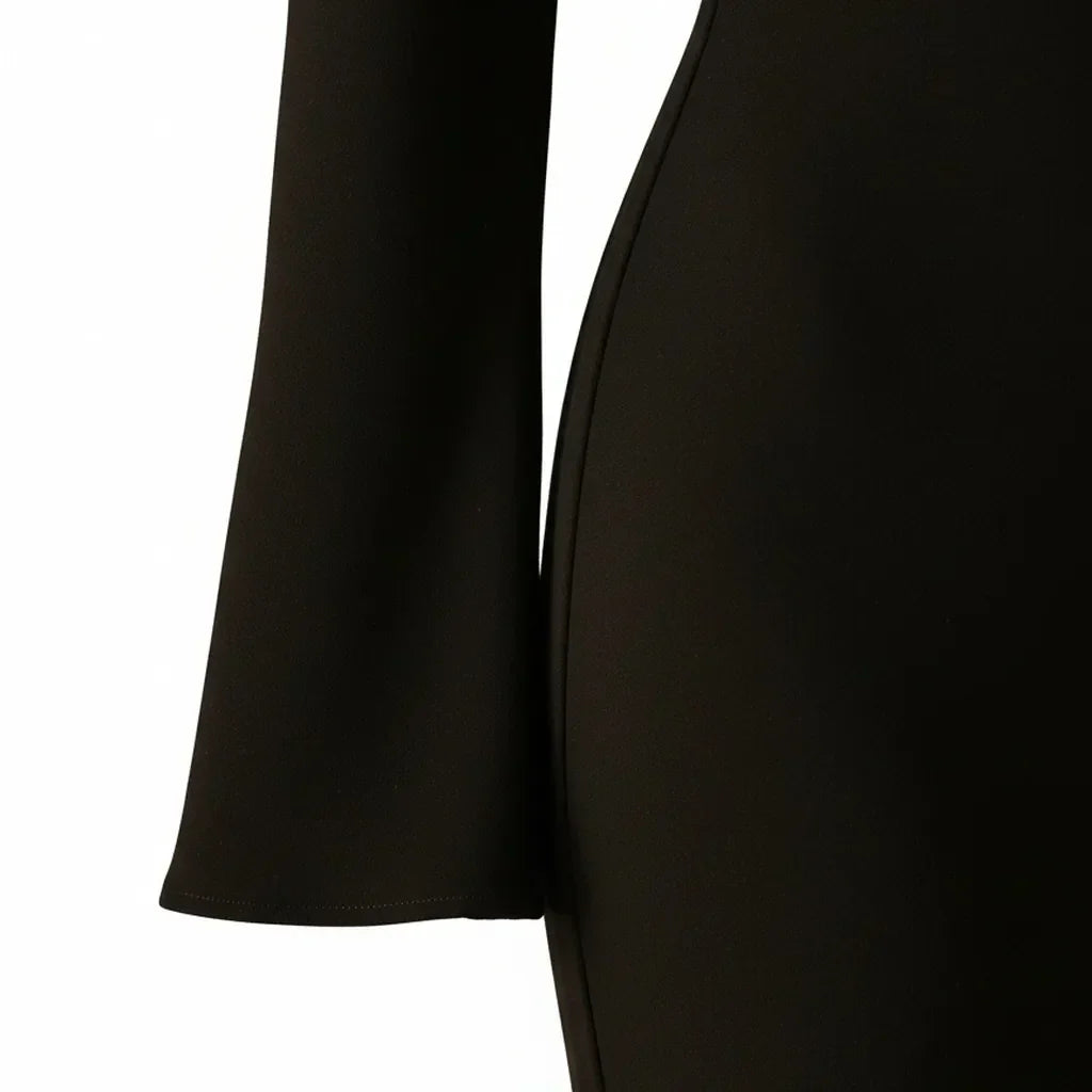 Robe en Soie Noire