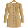 Witte Old Money Jurk