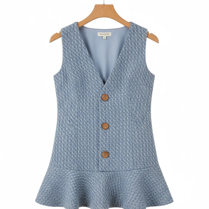 Robe Tweed Bleu