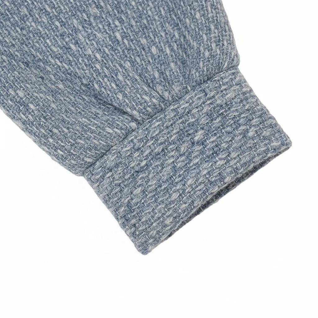 Robe Tweed Bleu
