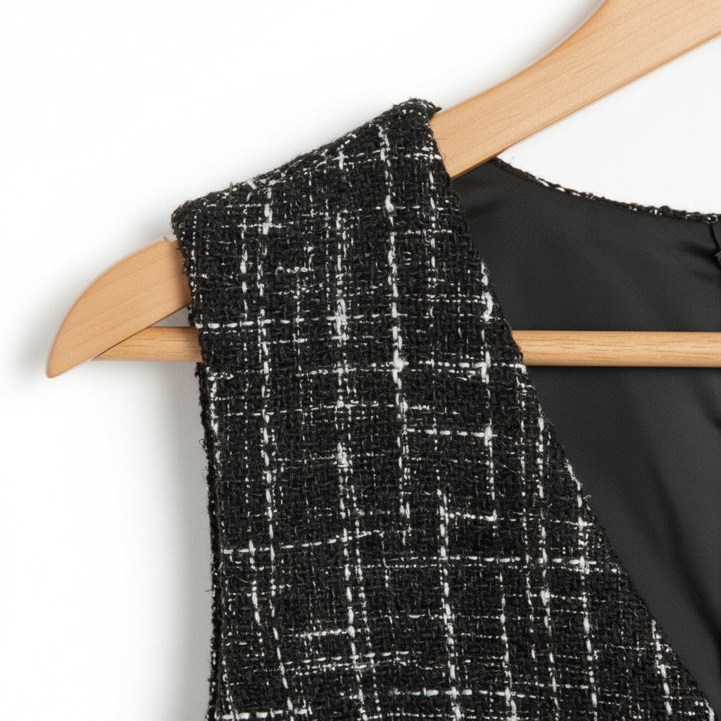 Robe Tweed Noir