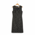 Zwarte Old Money Jurk