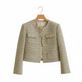 Korte Tweed Blazer voor Dames