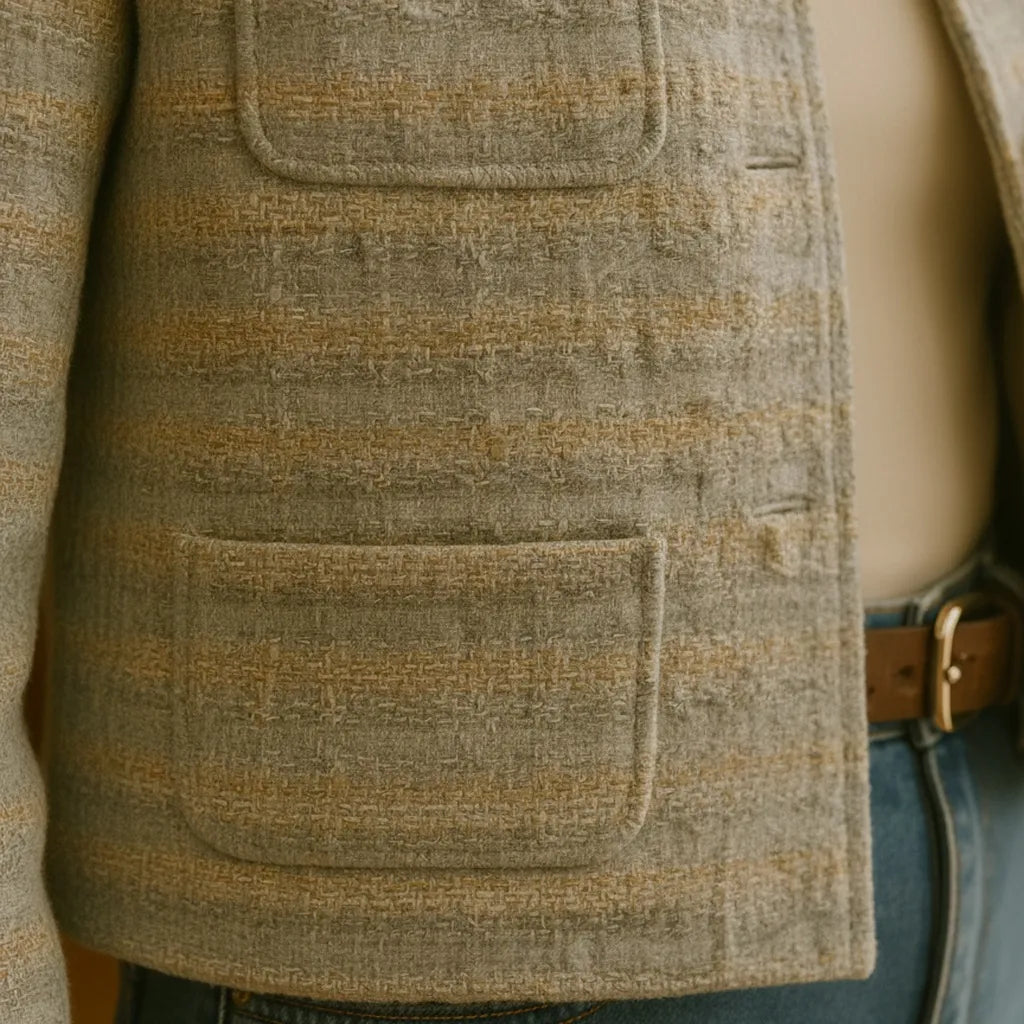 Korte Tweed Blazer voor Dames