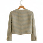 Korte Tweed Blazer voor Dames